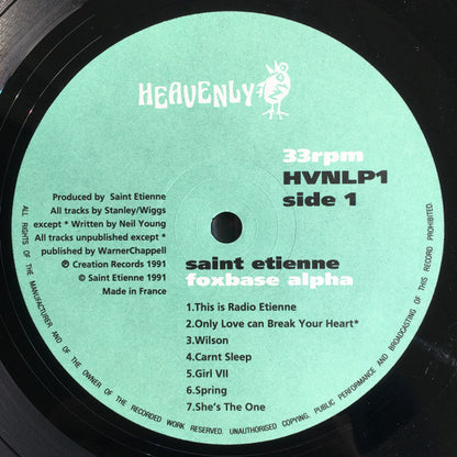 Saint Etienne : Foxbase Alpha (LP, Album, MPO)