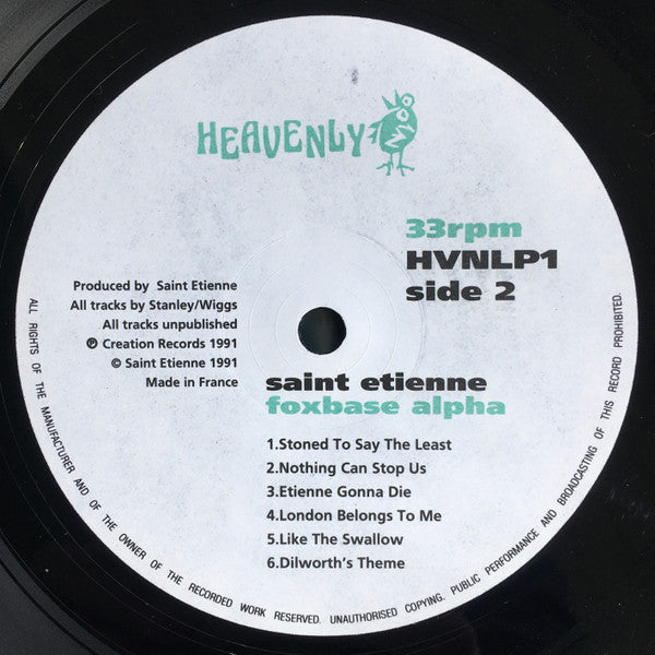 Saint Etienne : Foxbase Alpha (LP, Album, MPO)