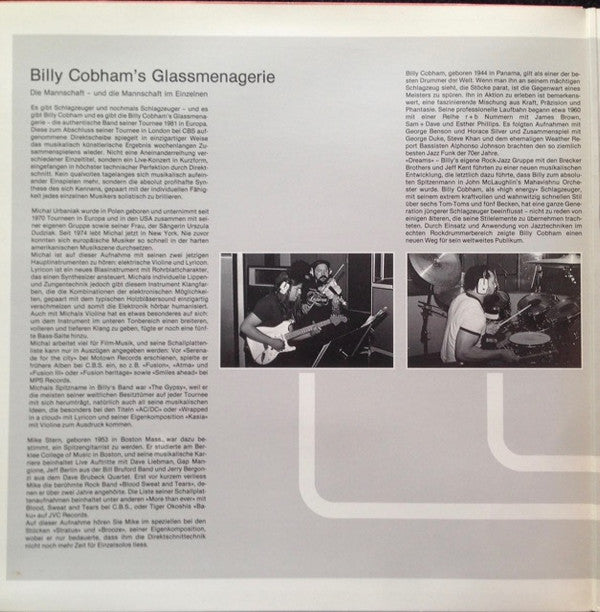 Billy Cobham's Glassmenagerie* : Stratus (LP, Album, Ltd, Dir)