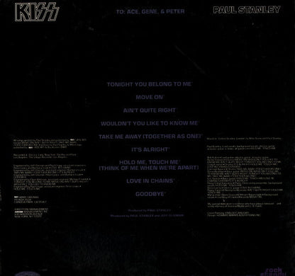 Kiss, Paul Stanley : Paul Stanley (LP, Album, Rai)