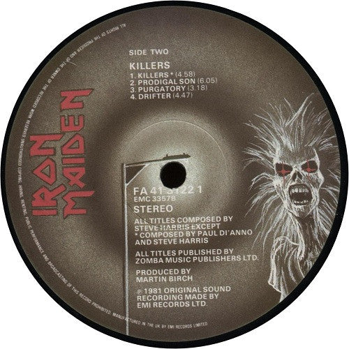 Iron Maiden – Killers – CD (Album, Repress, Stereo), 1989