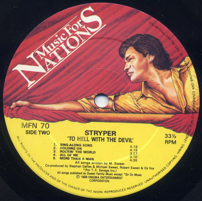 Stryper : To Hell With The Devil (LP, Album, Gat)
