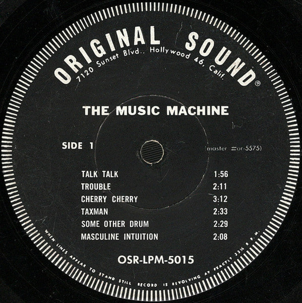 The Music Machine : (Turn On) The Music Machine (LP, Album, Mono, Los)