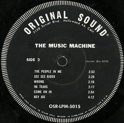 The Music Machine : (Turn On) The Music Machine (LP, Album, Mono, Los)