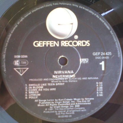 Nirvana : Nevermind (LP, Album)