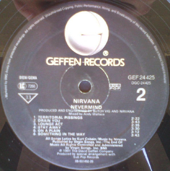 Nirvana : Nevermind (LP, Album)