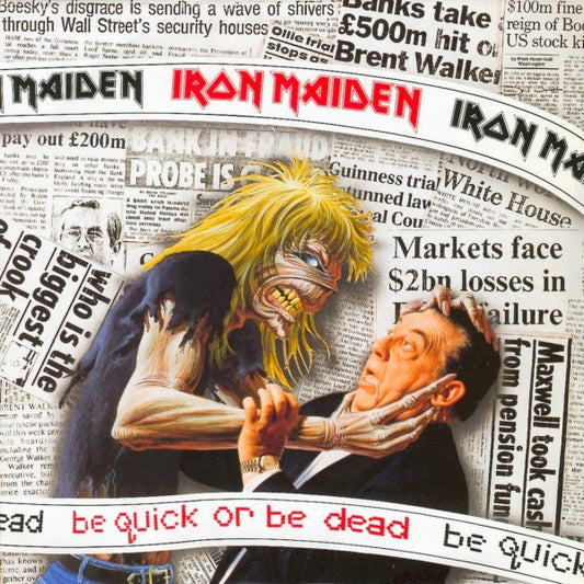 Iron Maiden : Be Quick Or Be Dead (12", Single, Gat)