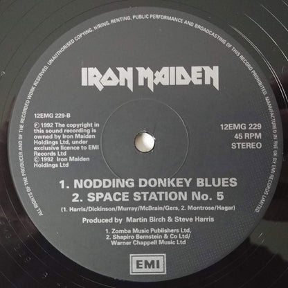 Iron Maiden : Be Quick Or Be Dead (12", Single, Gat)