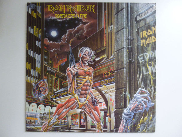 Iron Maiden : Somewhere In Time (LP, Album, RE)
