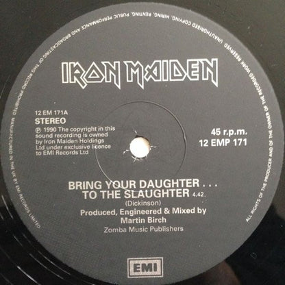 Iron Maiden : Bring Your Daughter... To The Slaughter (12", Single)