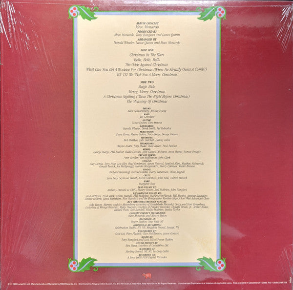 Meco Monardo : Christmas In The Stars: Star Wars Christmas Album (LP, Album, Sil)