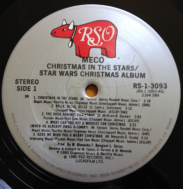Meco Monardo : Christmas In The Stars: Star Wars Christmas Album (LP, Album, Sil)
