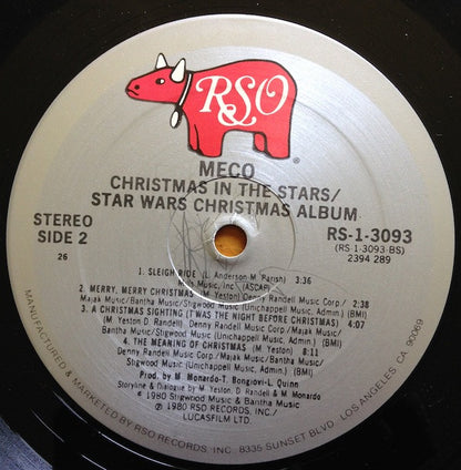 Meco Monardo : Christmas In The Stars: Star Wars Christmas Album (LP, Album, Sil)