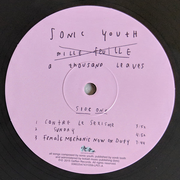 Sonic Youth : A Thousand Leaves (2xLP, Album, RE, 180)