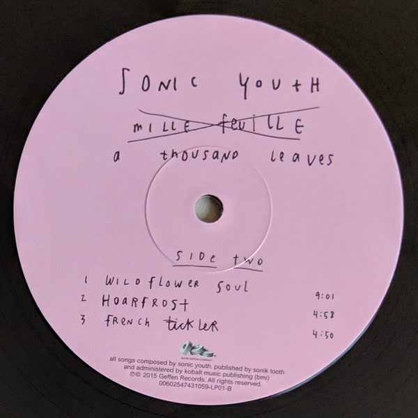 Sonic Youth : A Thousand Leaves (2xLP, Album, RE, 180)