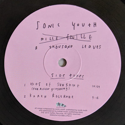 Sonic Youth : A Thousand Leaves (2xLP, Album, RE, 180)