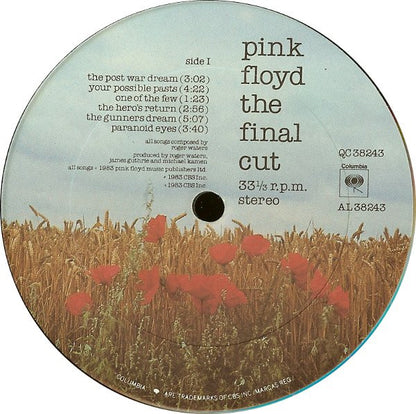 Pink Floyd : The Final Cut (LP, Album, Pit)
