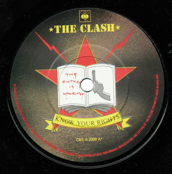 The Clash : Know Your Rights (7", Single, Sti)