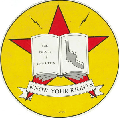 The Clash : Know Your Rights (7", Single, Sti)
