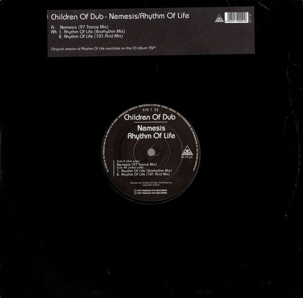 Children Of Dub : Nemesis / Rhythm Of Life (12")