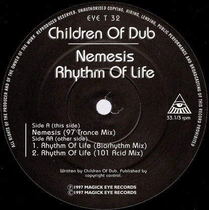 Children Of Dub : Nemesis / Rhythm Of Life (12")
