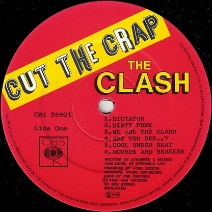 The Clash : Cut The Crap (LP, Album)
