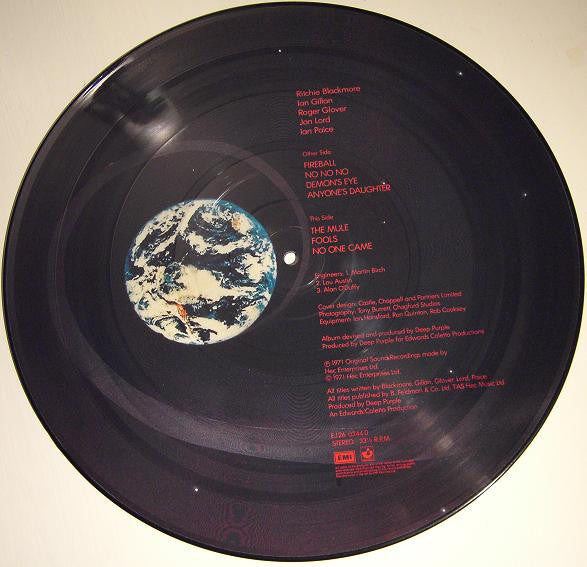 Deep Purple : Fireball (LP, Album, Pic, RE)