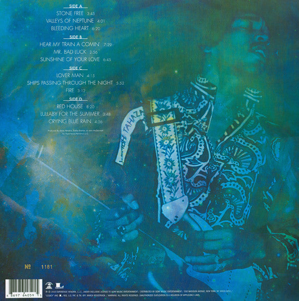 Jimi Hendrix : Valleys Of Neptune (2xLP, Album, Ltd, Num)