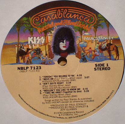 Kiss, Paul Stanley : Paul Stanley (LP, Album, Spe)