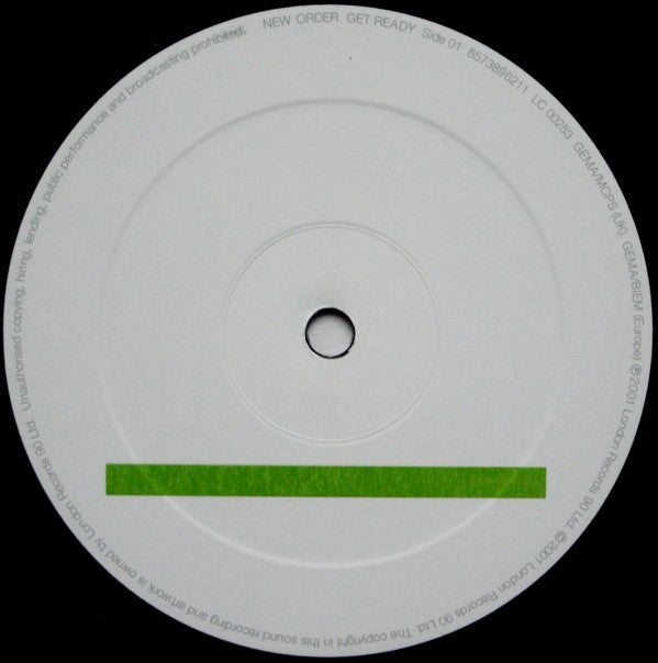 New Order : Get Ready (LP, Album)
