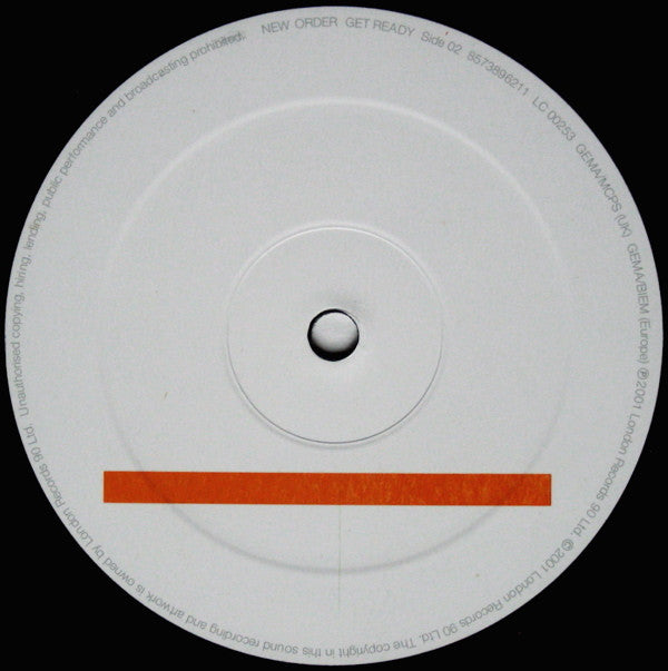 New Order : Get Ready (LP, Album)