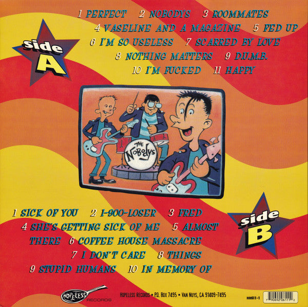 Nobodys : Short Songs For Short Attention Spans (LP, Gre)
