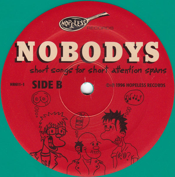 Nobodys : Short Songs For Short Attention Spans (LP, Gre)