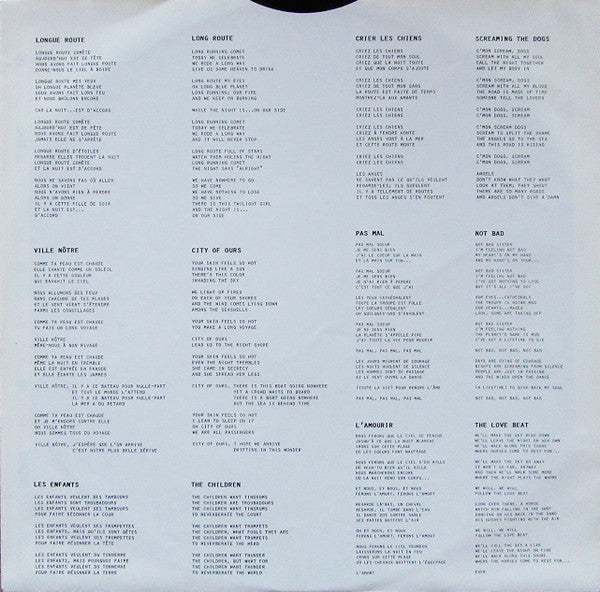 The Young Gods : L'Eau Rouge - Red Water (LP, Album)