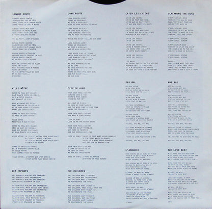 The Young Gods : L'Eau Rouge - Red Water (LP, Album)