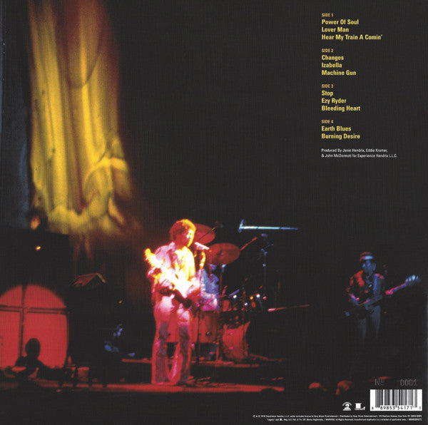 Jimi Hendrix : Machine Gun: The Fillmore East First Show 12/31/1969 (2xLP, Album, Ltd, Num, 180)