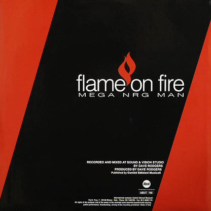 Mega NRG Man : Flame On Fire (12")