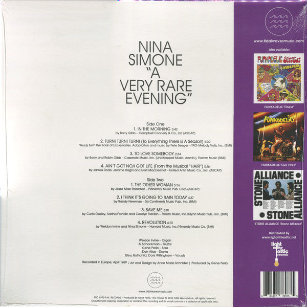 Nina Simone : A Very Rare Evening (LP, Ltd, RE)