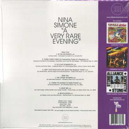 Nina Simone : A Very Rare Evening (LP, Ltd, RE)