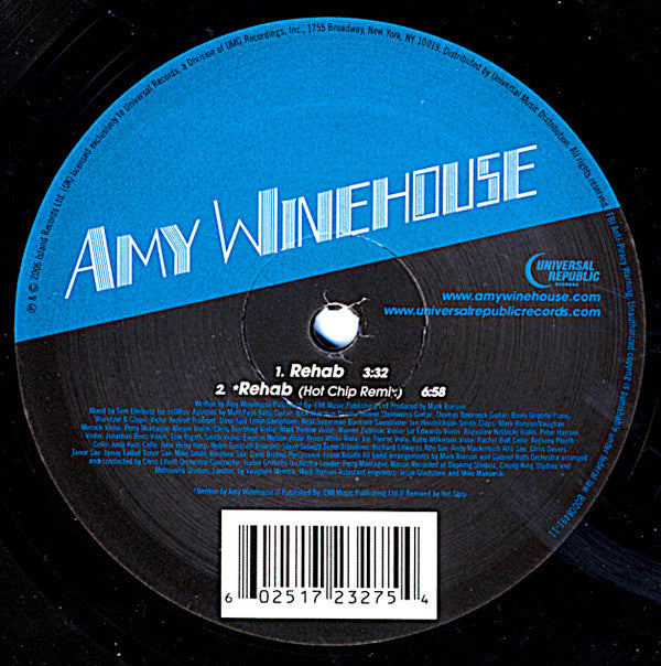 Amy Winehouse : You Know I'm No Good (12")