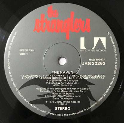 The Stranglers : The Raven (LP, Album, Map)