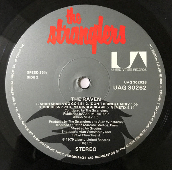 The Stranglers : The Raven (LP, Album, Map)
