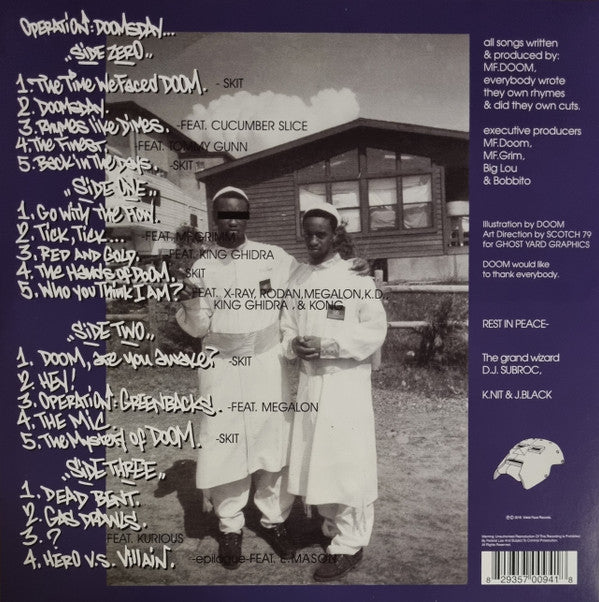 MF Doom : Operation: Doomsday (2xLP, Album, RE, Ori)