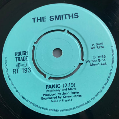 Smiths* : Panic (7", Single, EMI)
