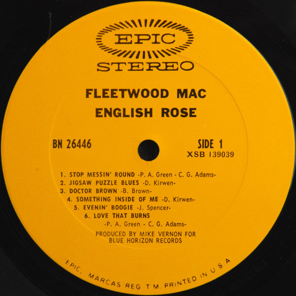 Fleetwood Mac : English Rose (LP, Album, San)