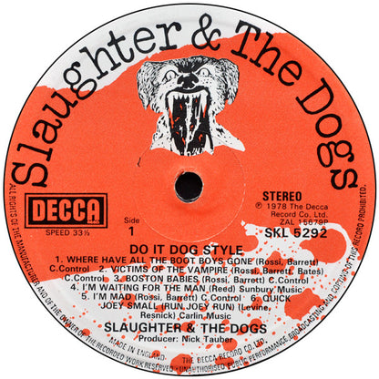 Slaughter And The Dogs : Do It Dog Style (LP, Album)