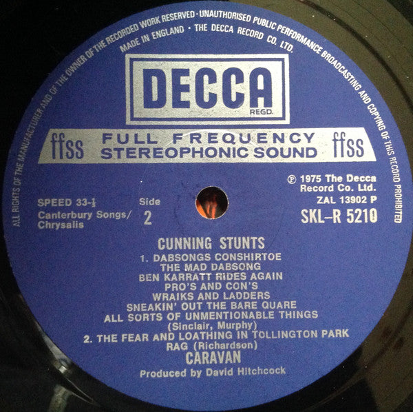 Caravan : Cunning Stunts (LP, Album)