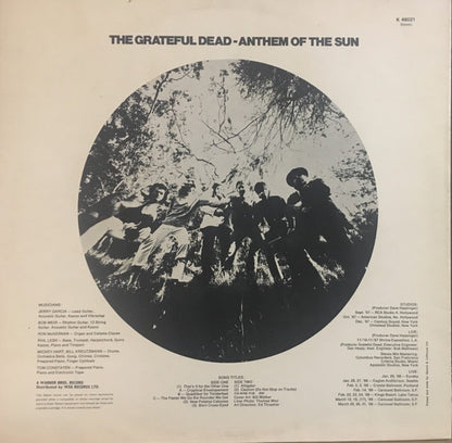 The Grateful Dead : Anthem Of The Sun (LP, Album, RE, gre)