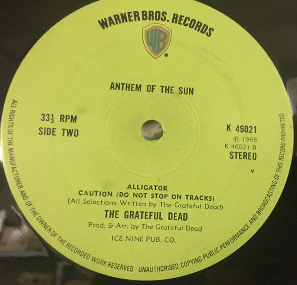 The Grateful Dead : Anthem Of The Sun (LP, Album, RE, gre)