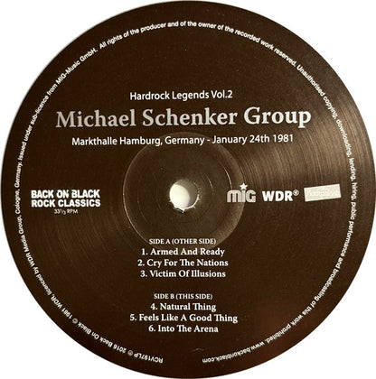 The Michael Schenker Group : Hardrock Legends Vol.2 (2xLP, Album, Ltd, Gre)